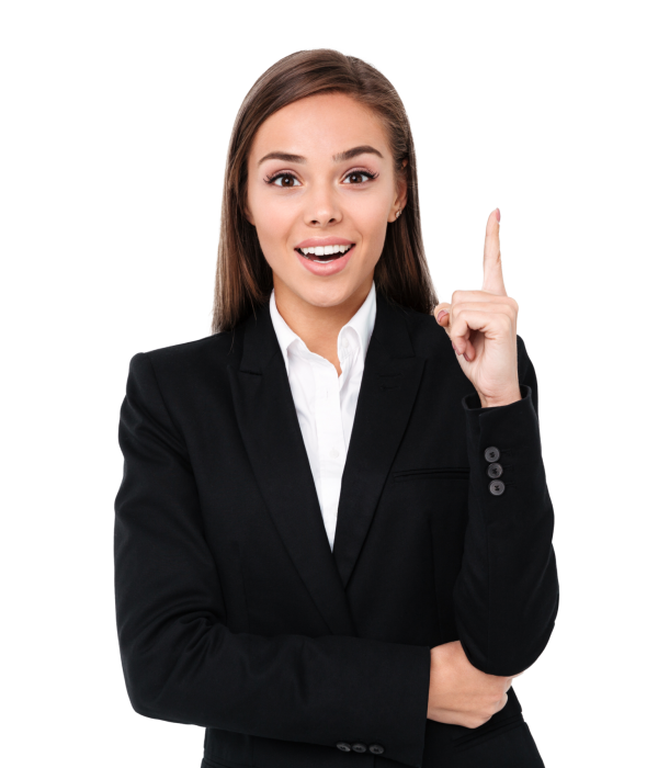 cheerful-business-woman-pointing-copyspace